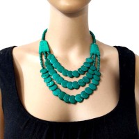 Ethnic Gypsy Multi Strand Tibet BOHEMIAN Tribal Women Necklace India Gift