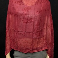 Handmade Cotton Mantra Chant Shawl Yoga Meditation Scarf Wrap Nepal