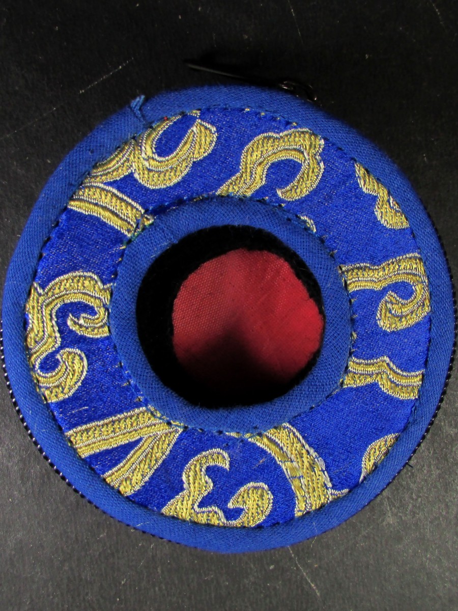 9 cm Tingsha box cymbal bell case Nepal - TN46
