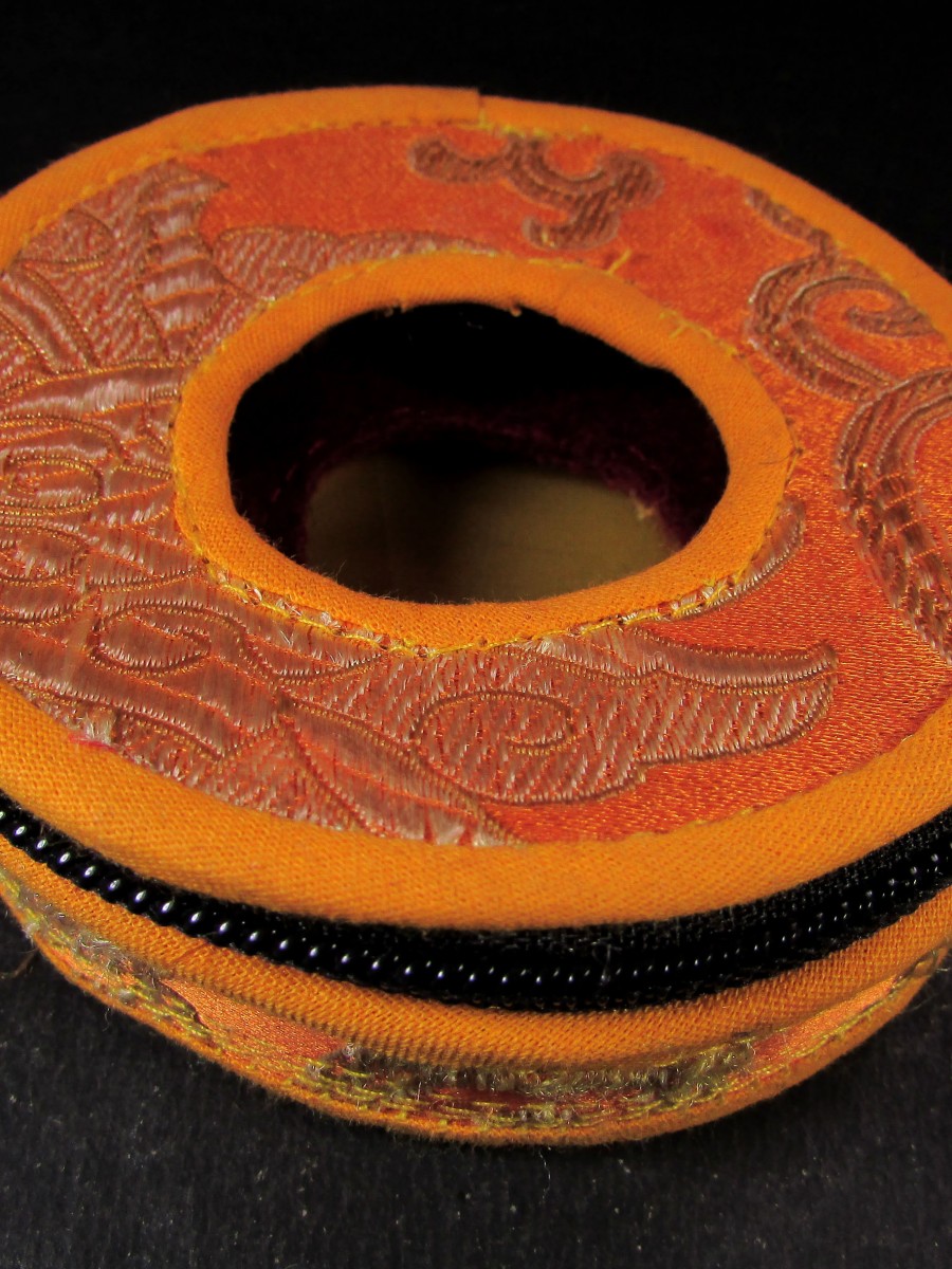 9.5 cm Tingsha box cymbal bell case Nepal - TN50