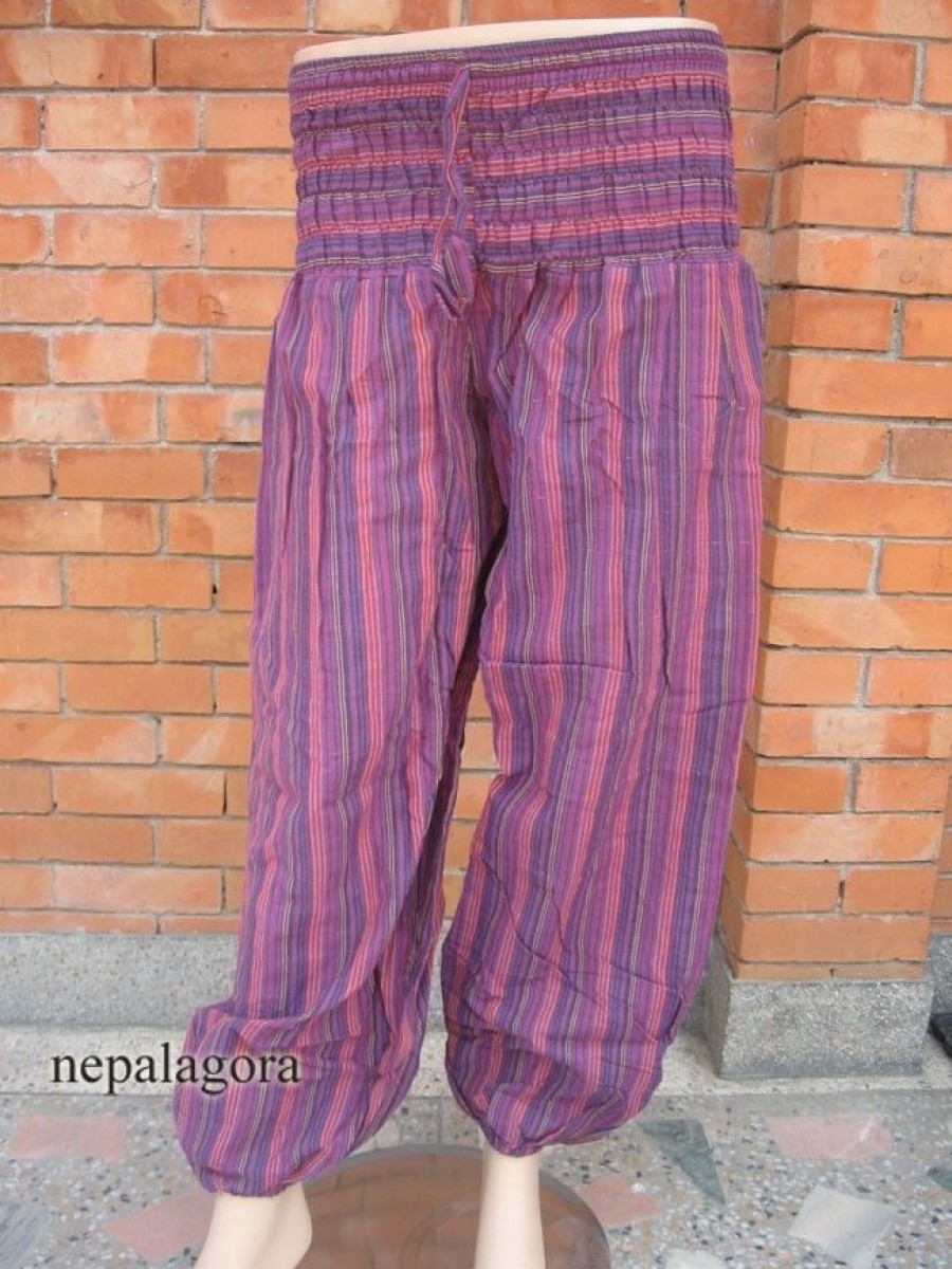 Cotton Harem Elastic Pant TROUSER Nepal - Tr230