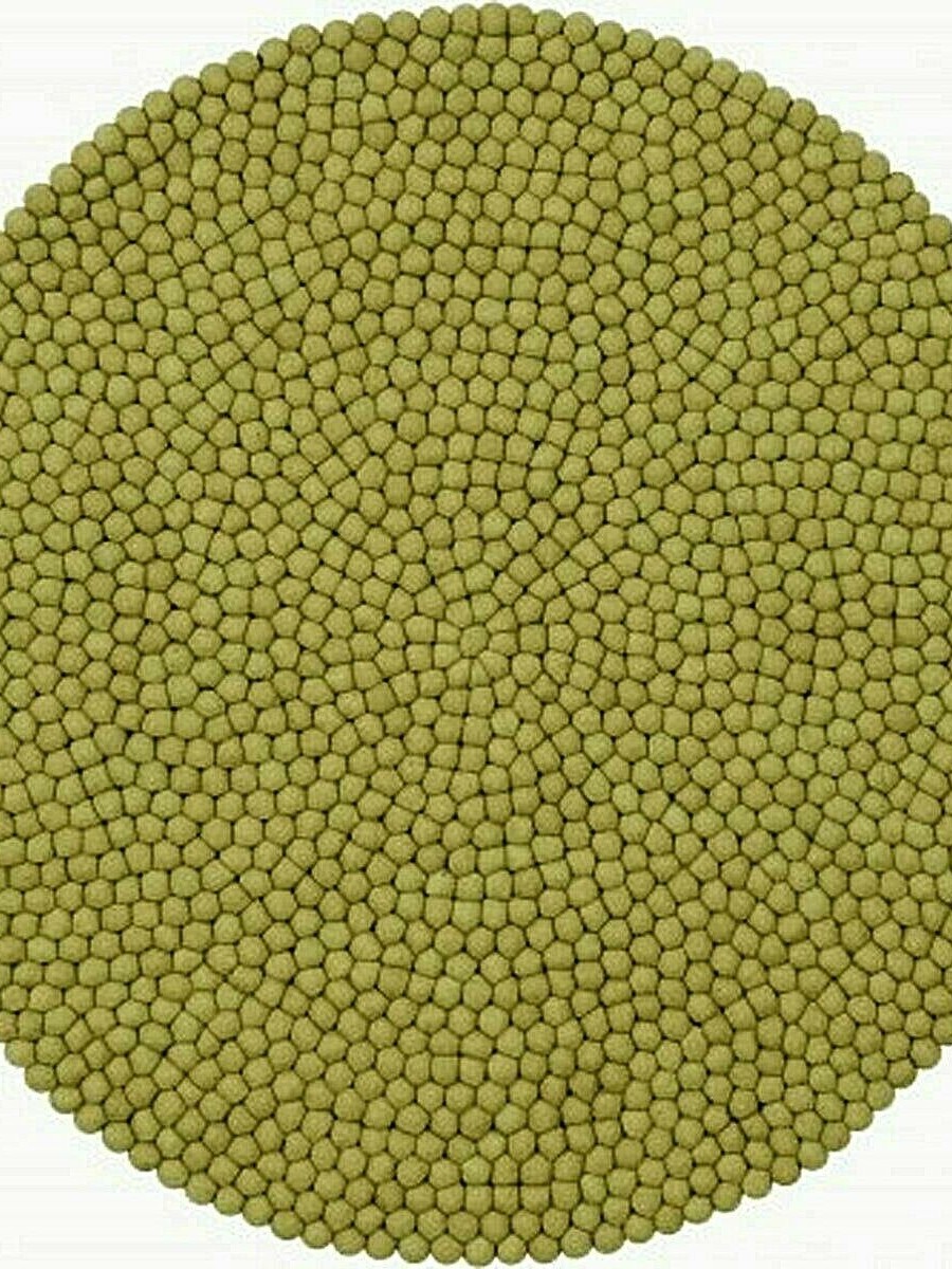 F149 Felt ball pom pom Round rug carpet Mat decoration Nepal
