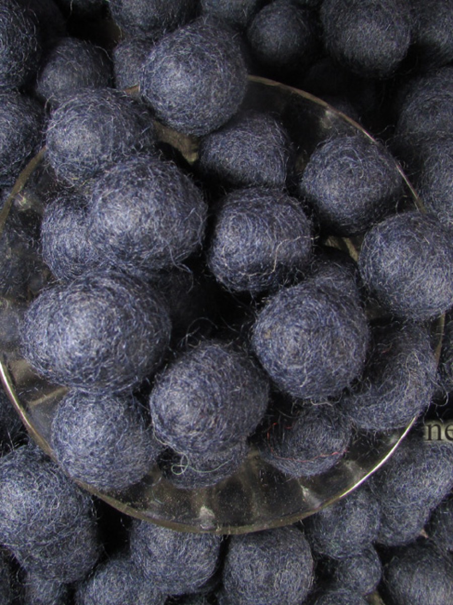 F92 Felt balls wool 2cm pom pom Olive color bead Kids Decor Craft Supplies Nepal