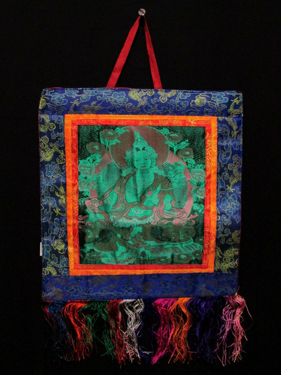 Goddess Embroidered Silk Thanka - Th04