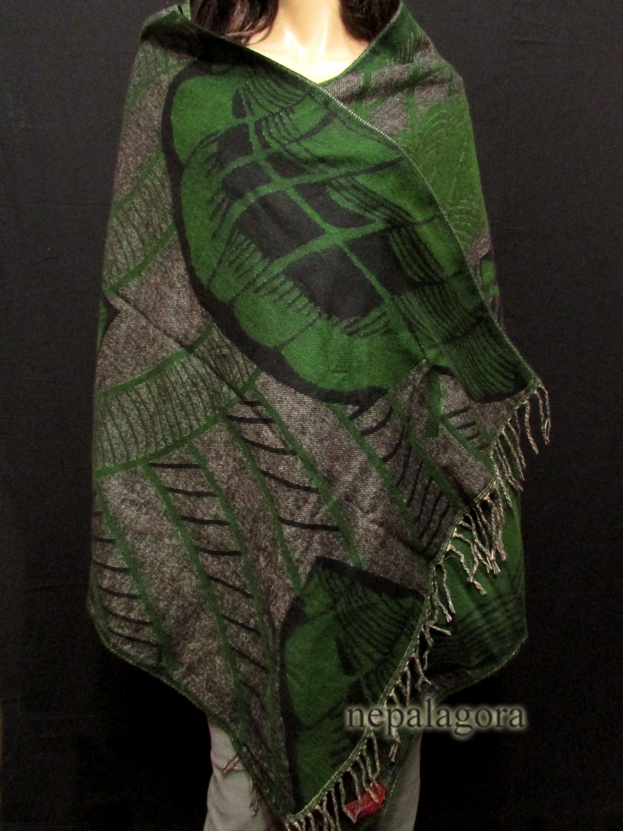 Handmade soft warm beautiful lady shawl - Sw18