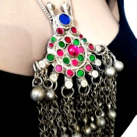Banjara Rajasthani Kuchi Tribal Ethnic Bells Handmade Pendant Necklace