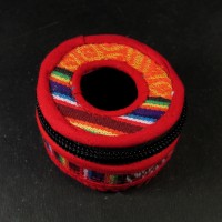 Tibetan Buddhist bell 6 cm cymbal case round Tingsha box bag Gift Nepal