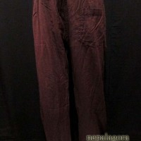 Handloom COTTON Plain Brown summer elastic Unisex PANT Trouser Nepal